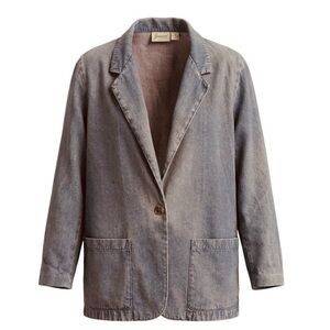 🐋Vintage Washed-Out One Button Blazer, Size Medium